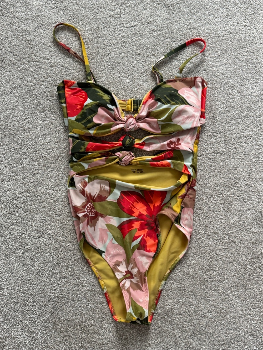 aerie Floral One-Piece Swimsuit